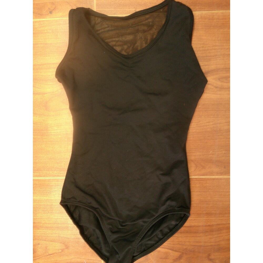 Dance Leotard Eurotard Intermediate Child Black Jazz Acro Tap